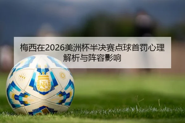 梅西在2026美洲杯半决赛点球首罚心理解析与阵容影响